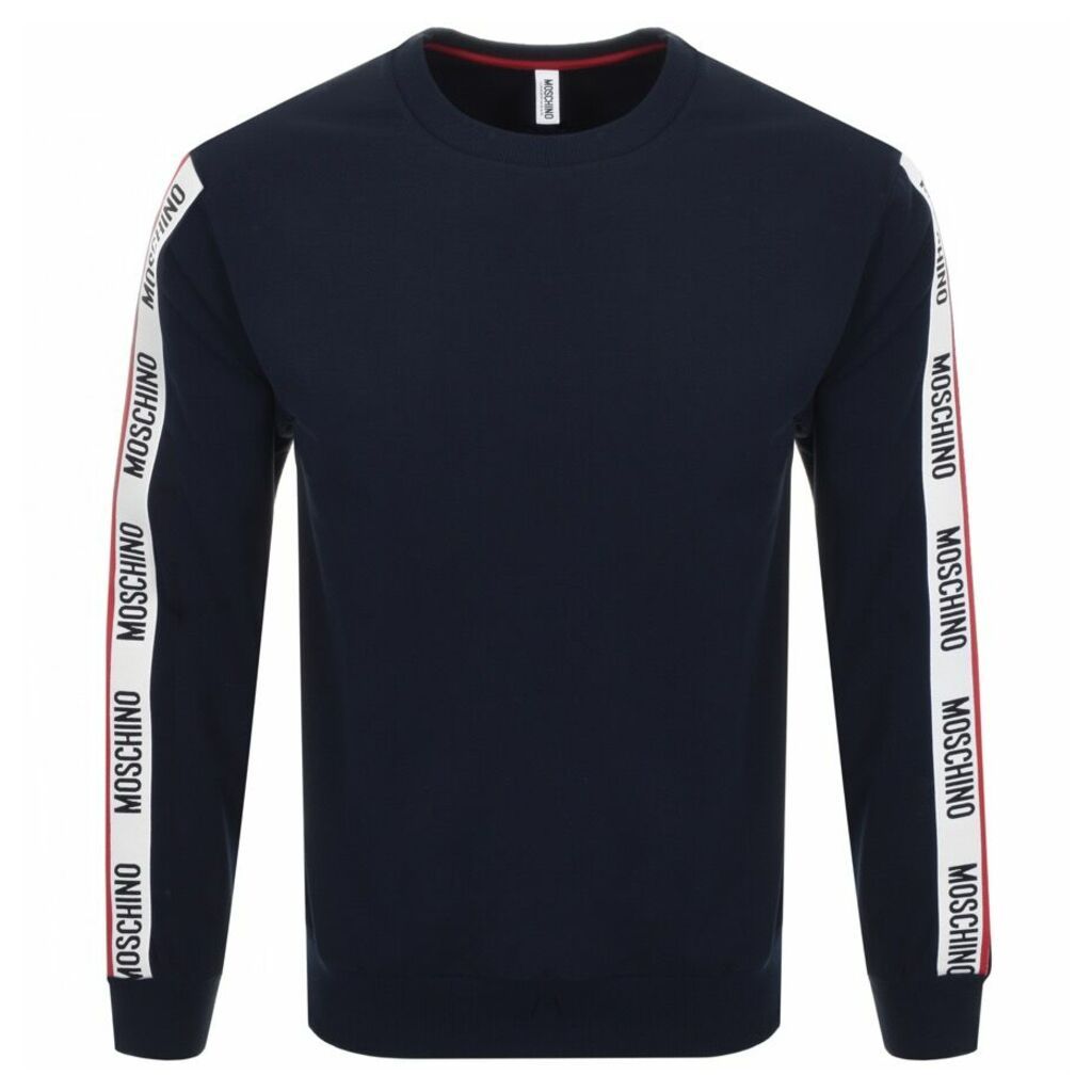 Moschino Logo Sweatshirt Navy