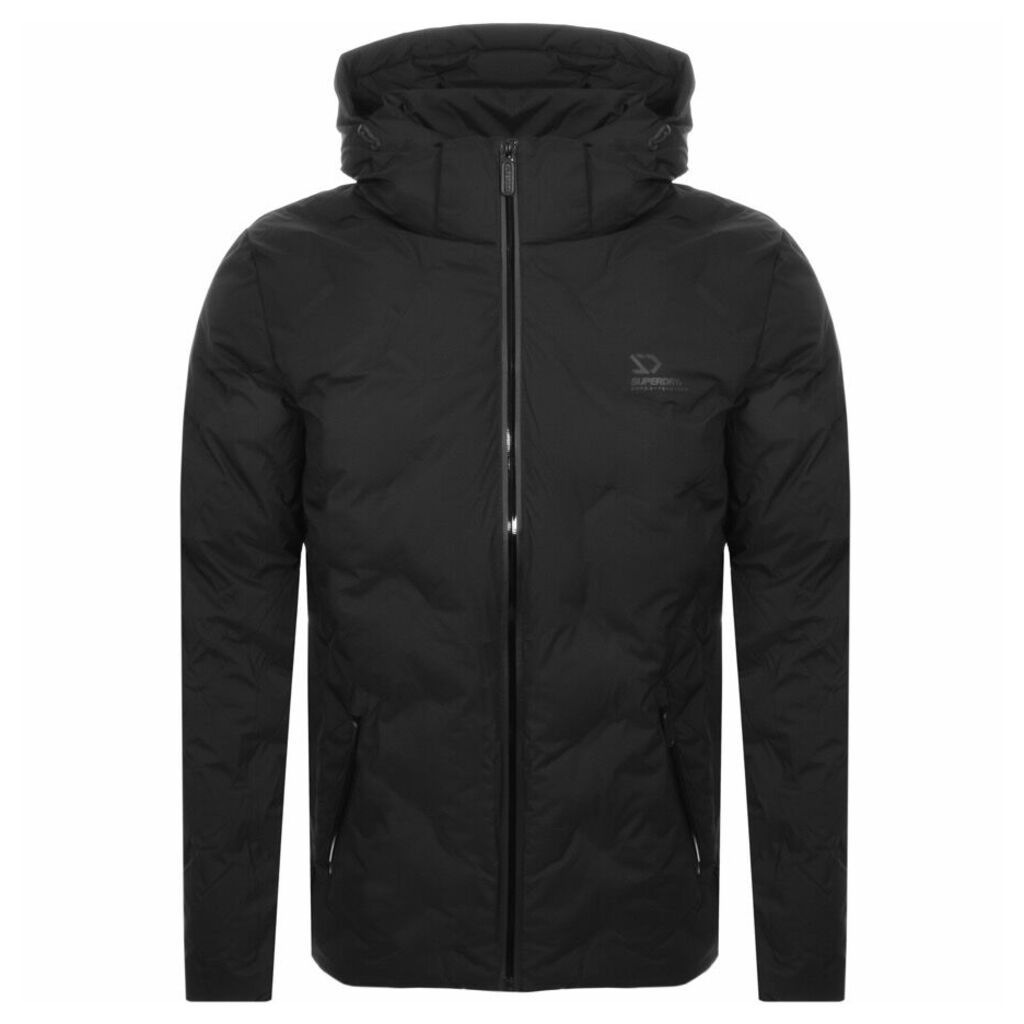 Superdry Echo Quilted Puffer Jacket Black