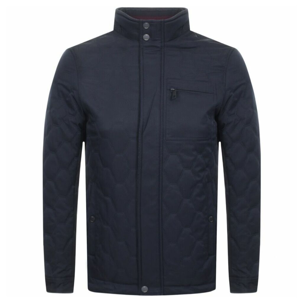 Ted Baker Waymoth Quilted Jacket Navy