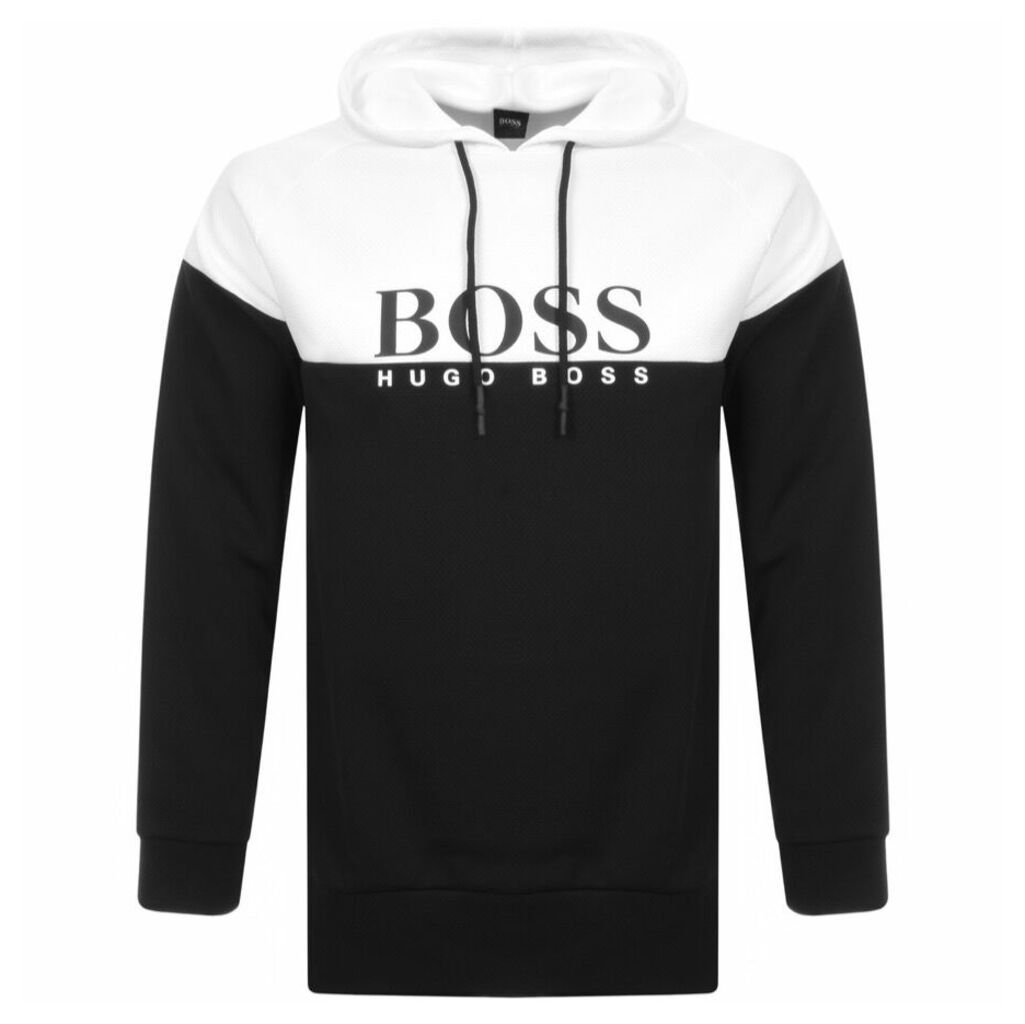 BOSS Bodywear Logo Hoodie Black