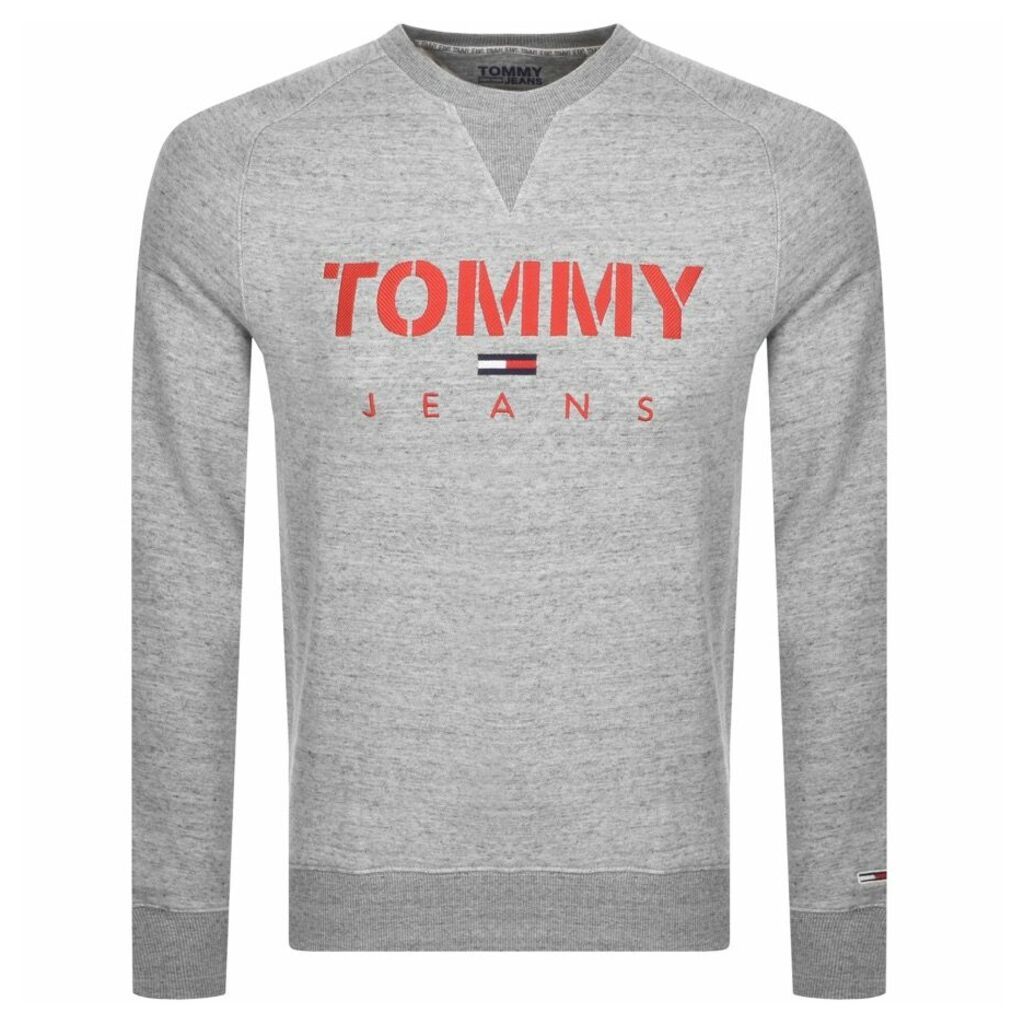 Tommy Jeans Logo Sweatshirt Grey