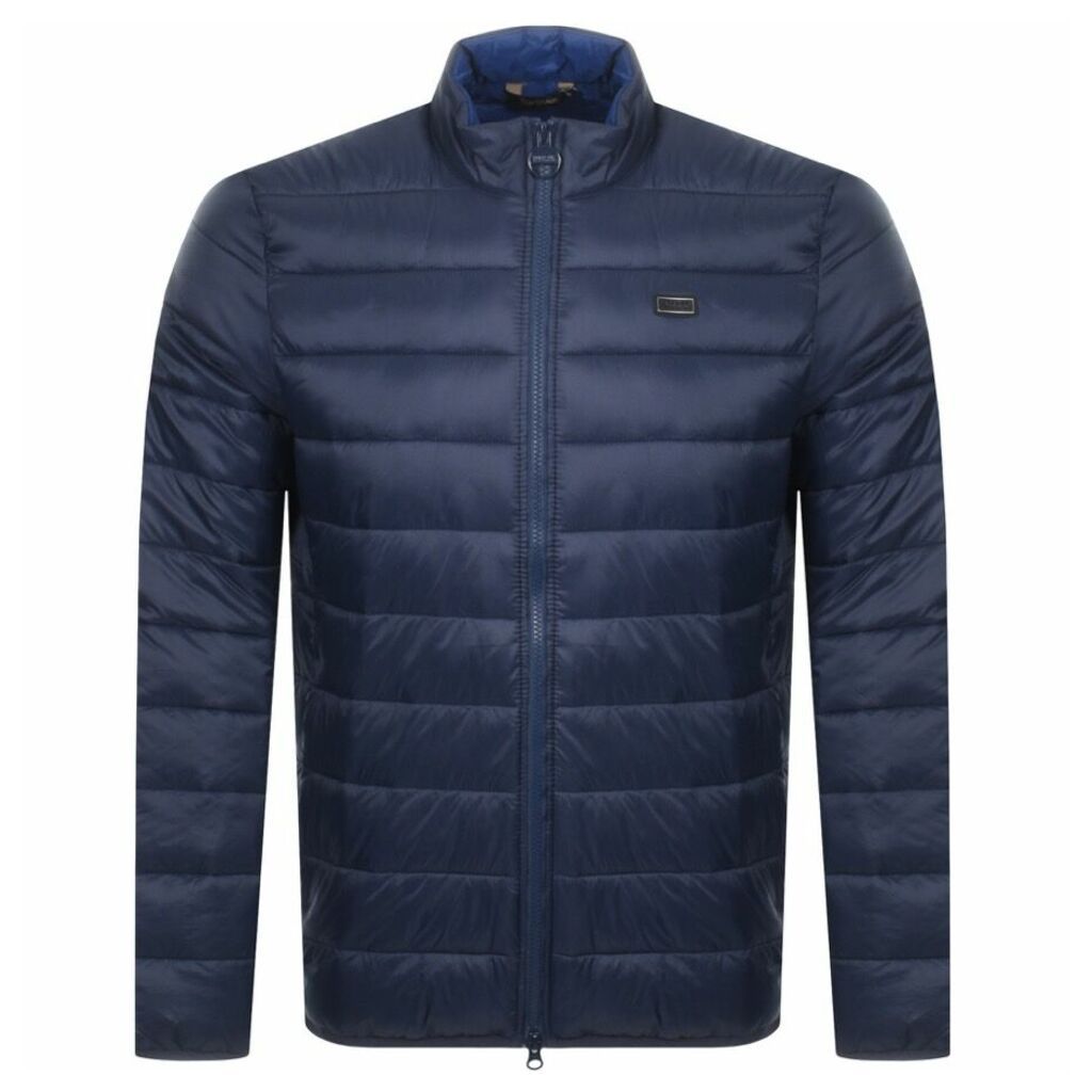 Quilted Reed Jacket Navy