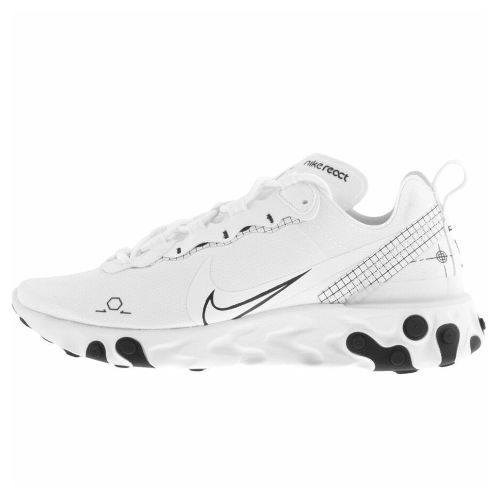 React Element 55 Trainers White