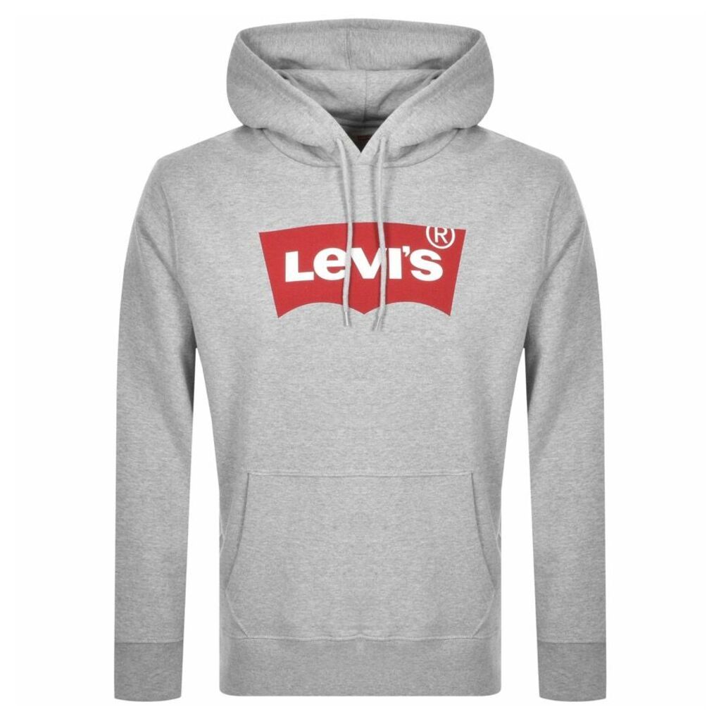 Levis Housemark Logo Hoodie Grey