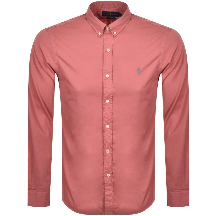 Chino Long Sleeved Shirt Pink