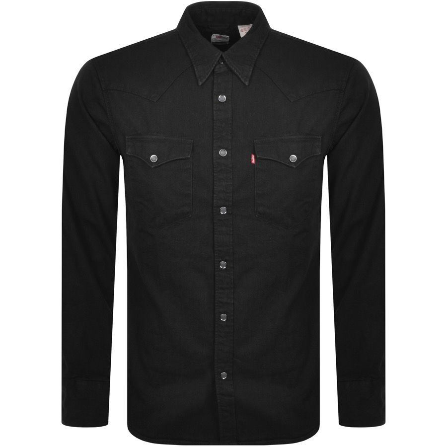 Barstow Western Long Sleeved Shirt Black