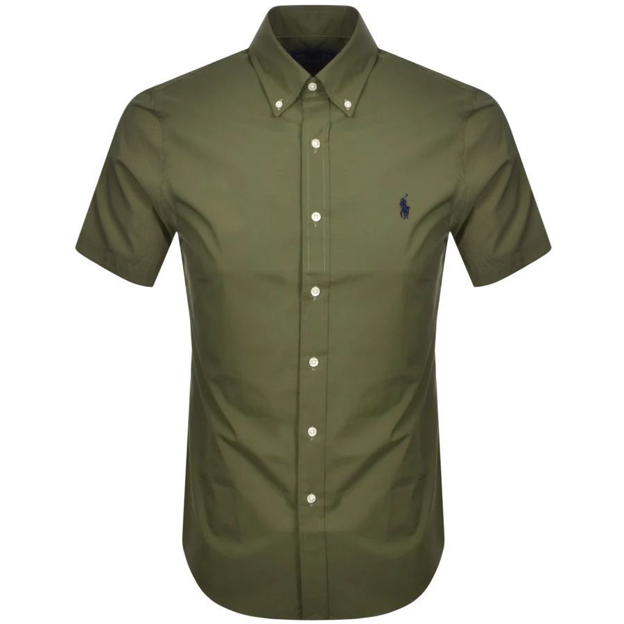 Custom Fit Short Sleeve Shirt Green