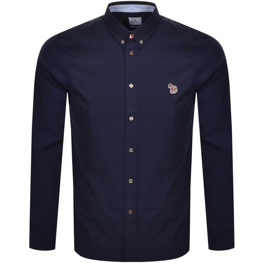 PS By Paul Smith Long Sleeved Tailored Shirt Navy
