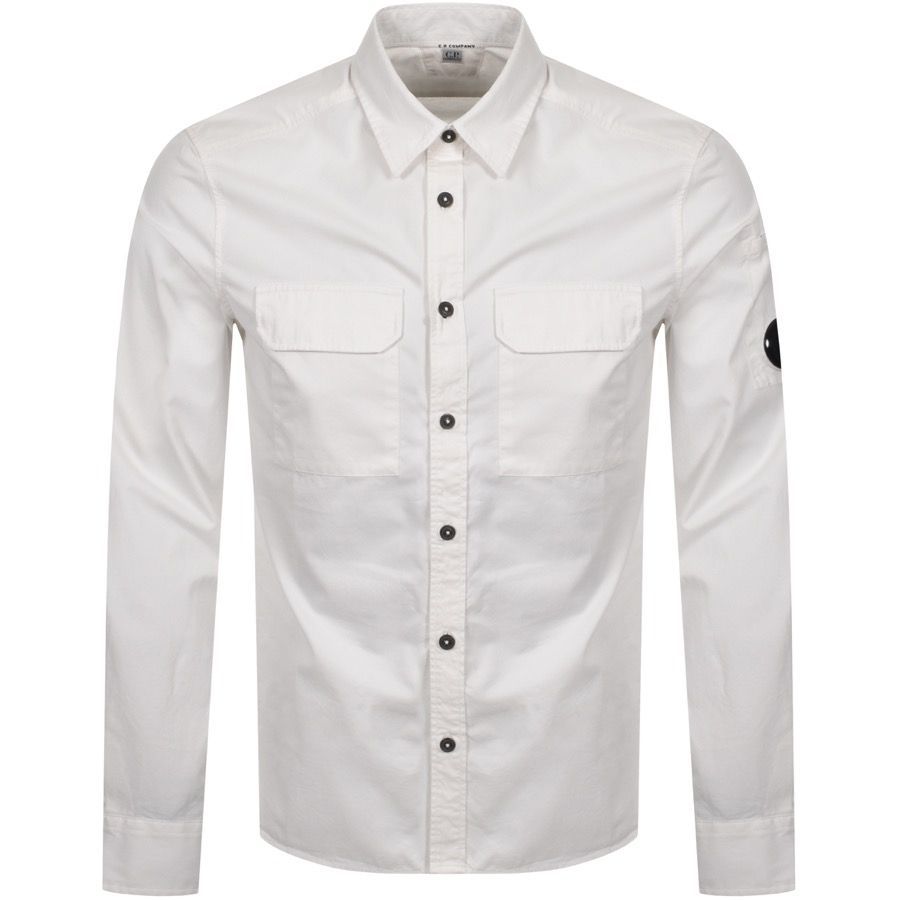CP Company Long Sleeved Shirt White