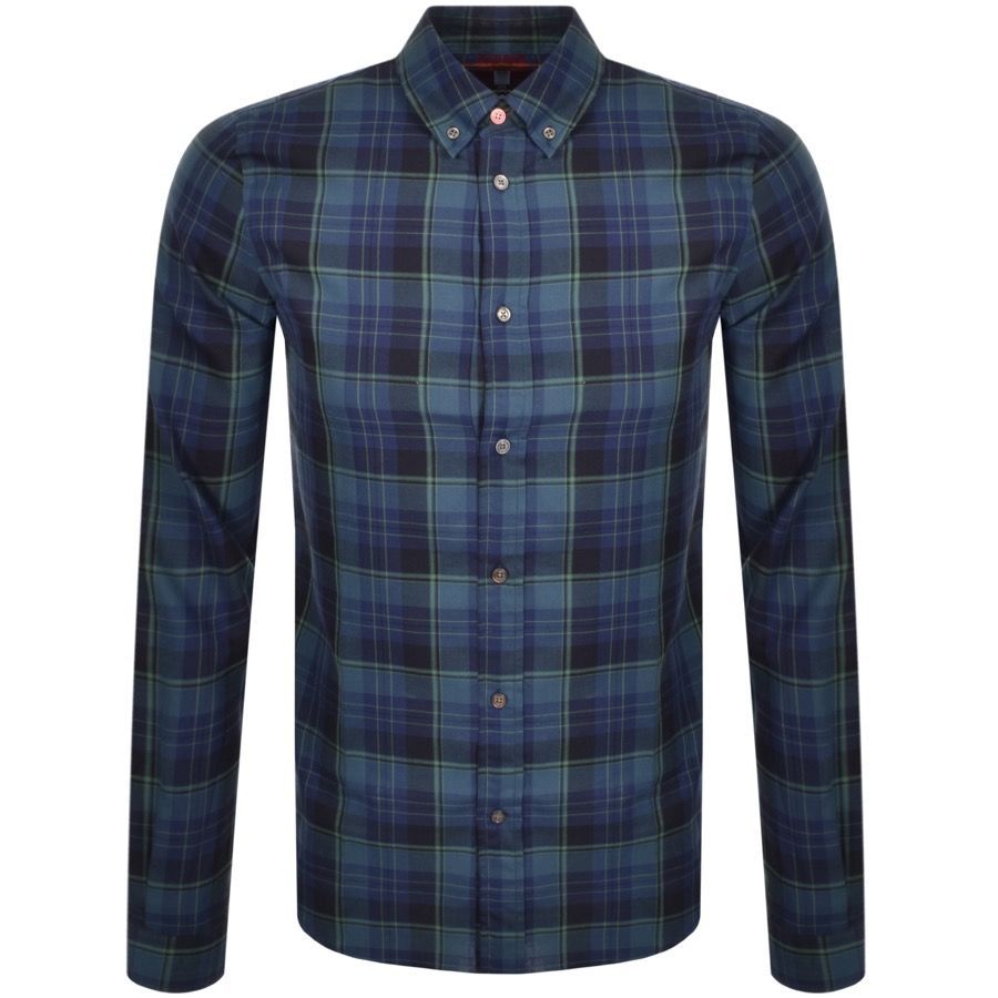 PS By Paul Smith Long Sleeved Check Shirt Green