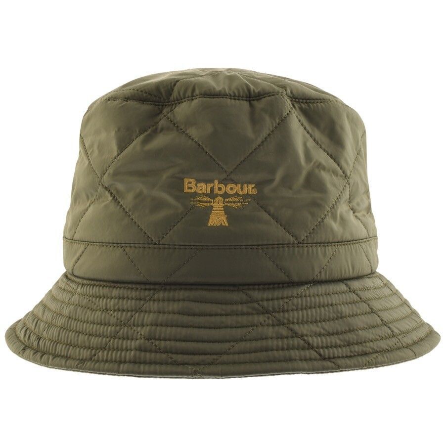 Quilted Bucket Hat Green