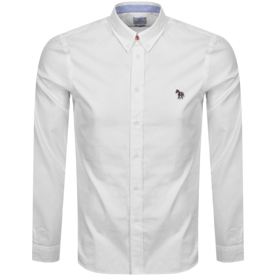 PS By Paul Smith Long Sleeved Tailored Shirt White