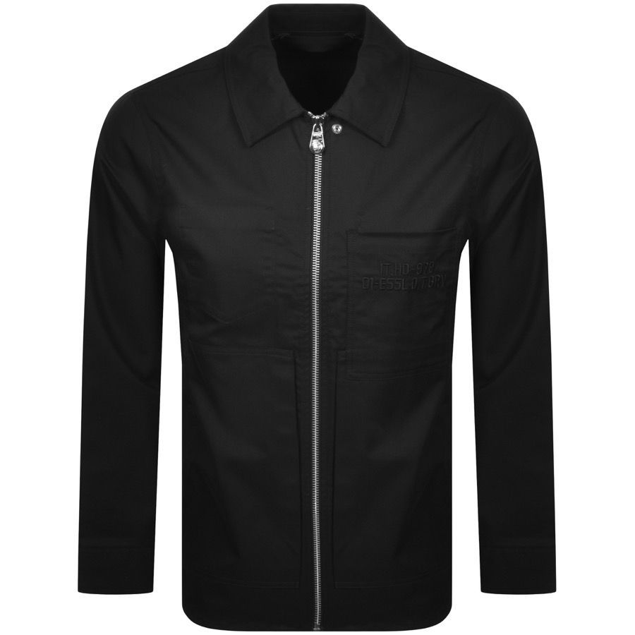 S Raff Overshirt Jacket Black