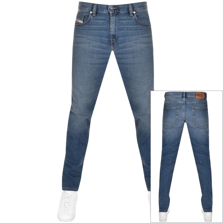 D Strukt Slim Fit Jeans Blue