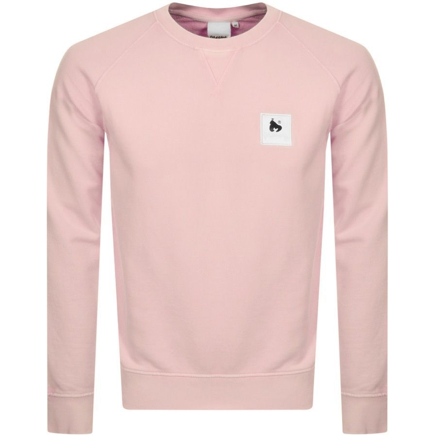 Money Acid Crew Neck Sweatshirt Pink