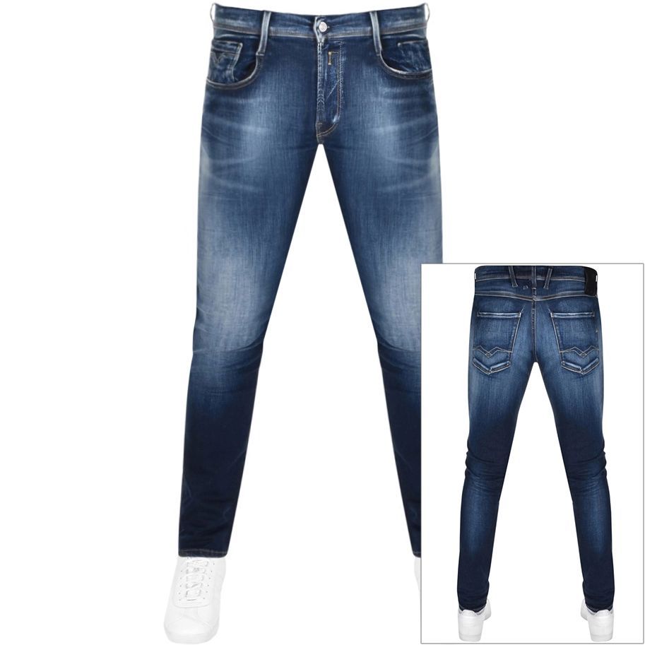 Anbass Hyperflex Jeans Blue