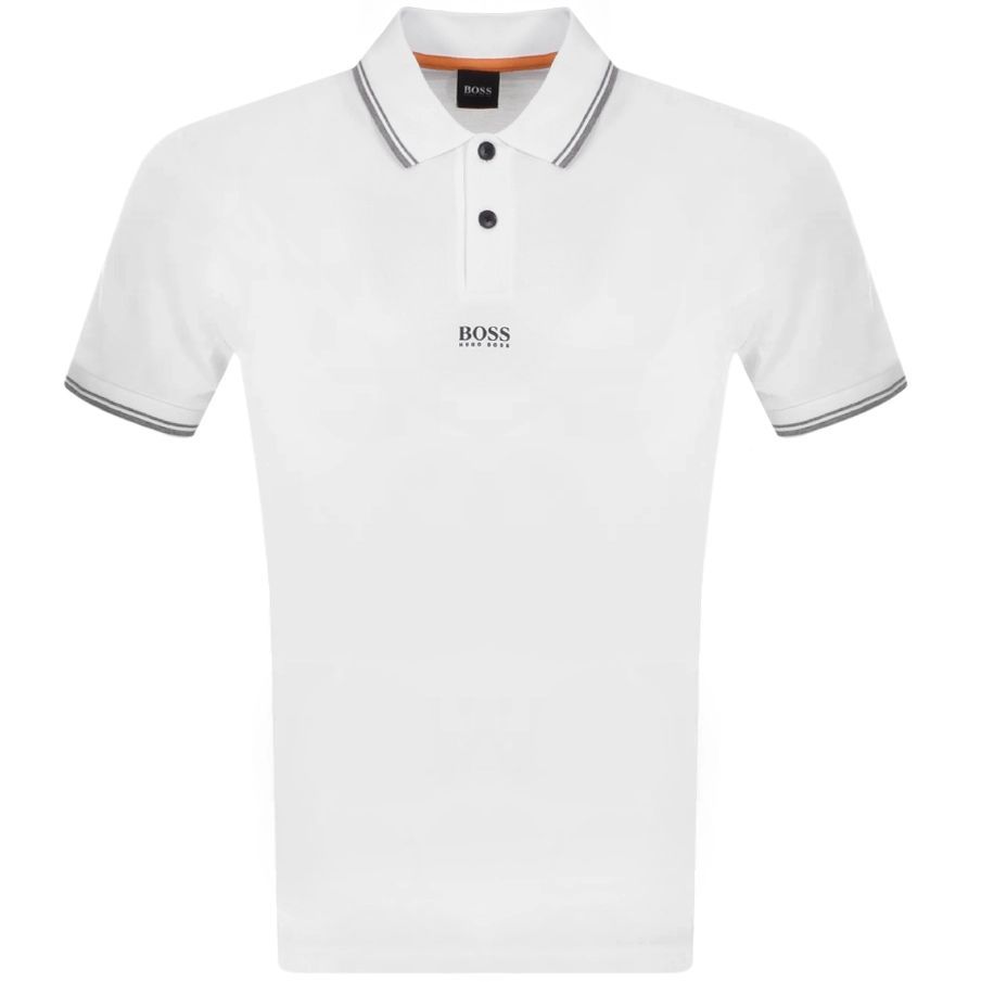 BOSS PChup Polo T Shirt White