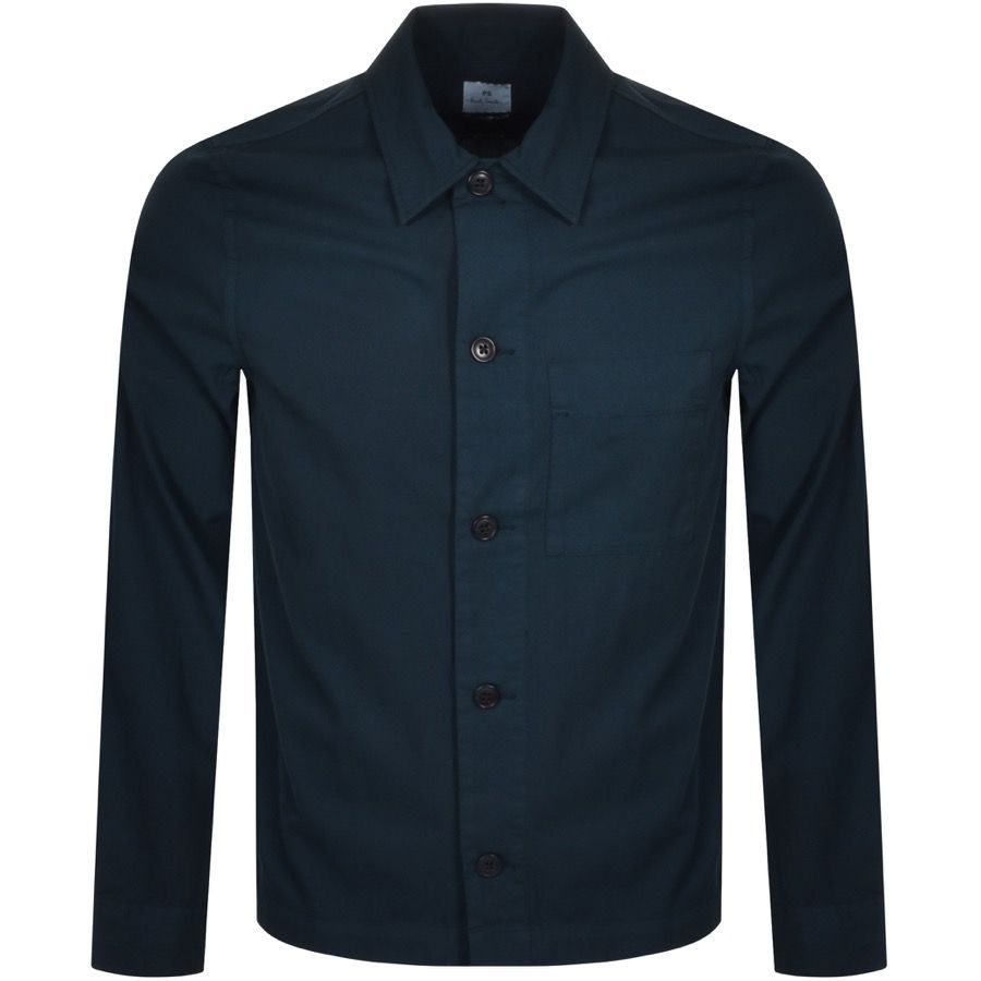 PS By Paul Smith Long Sleeved Shirt Blue
