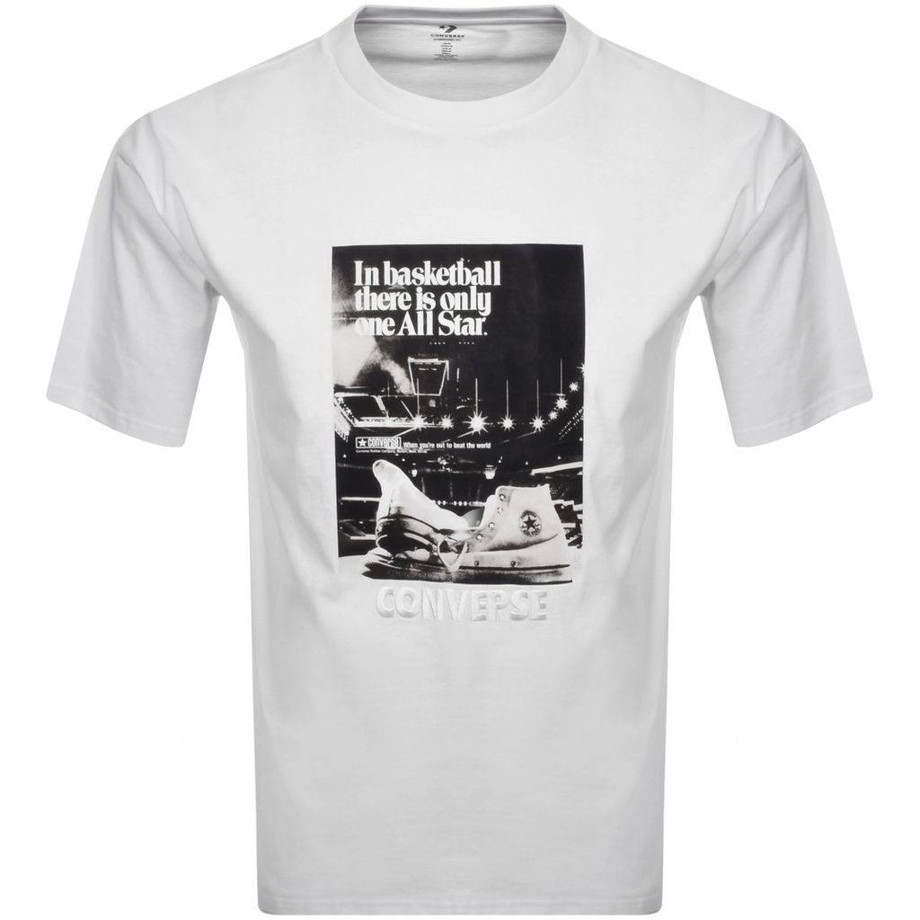Star Archive Print T Shirt White