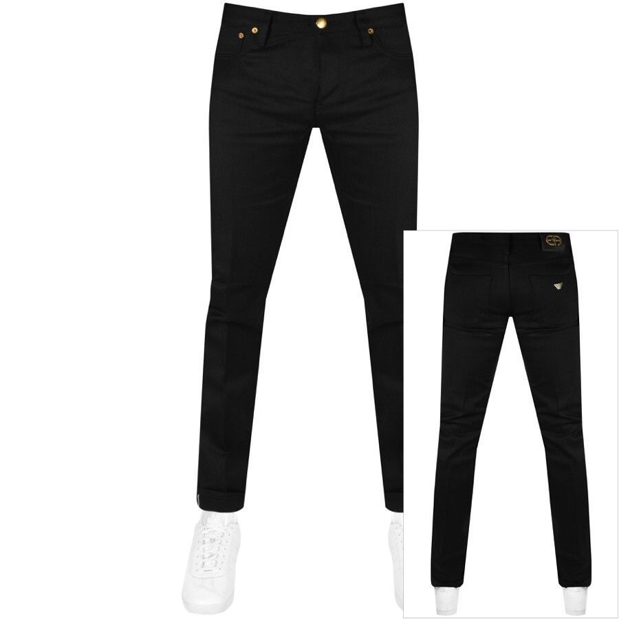 Emporio Armani J75 Slim Fit Jeans Black