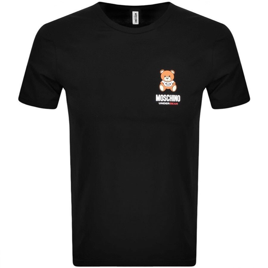 Lounge Bear Logo T Shirt Black