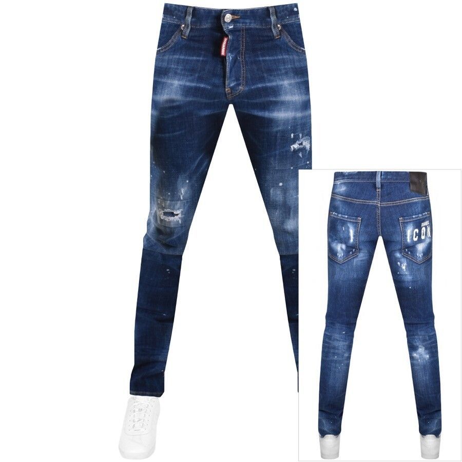 Icon Spray Cool Guy Jeans Blue