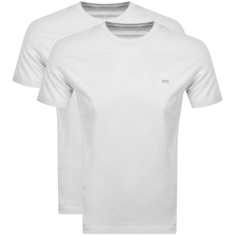 UMTEE Randal Double Pack T Shirts White