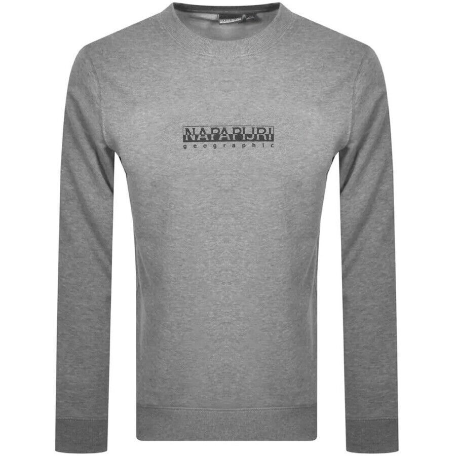 B Box Crew Sweatshirt Grey