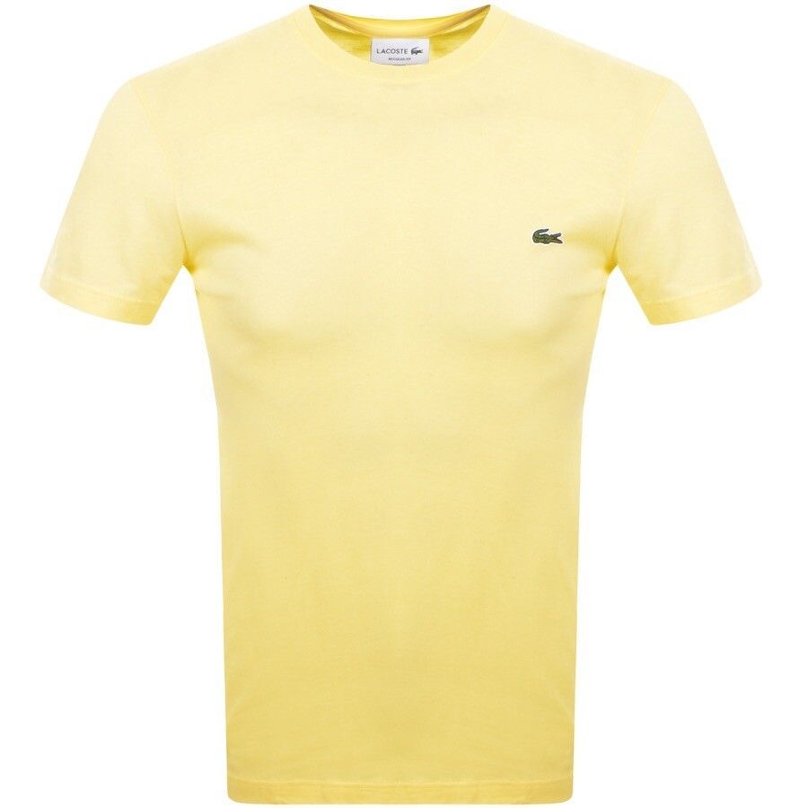 Crew Neck T Shirt Yellow