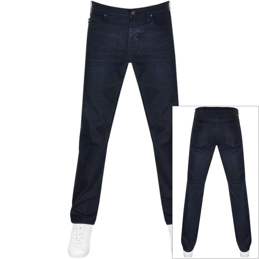 Emporio Armani J21 Regular Fit Jeans Navy