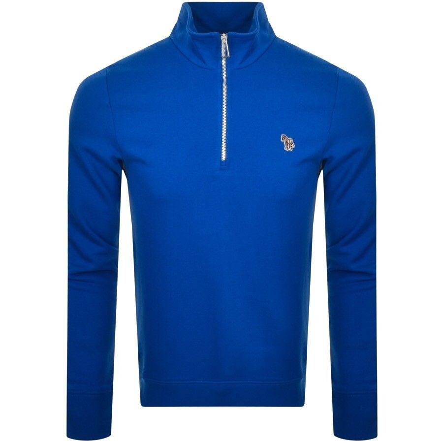 PS By Paul Smith Half Zip Sweatshirt Blue