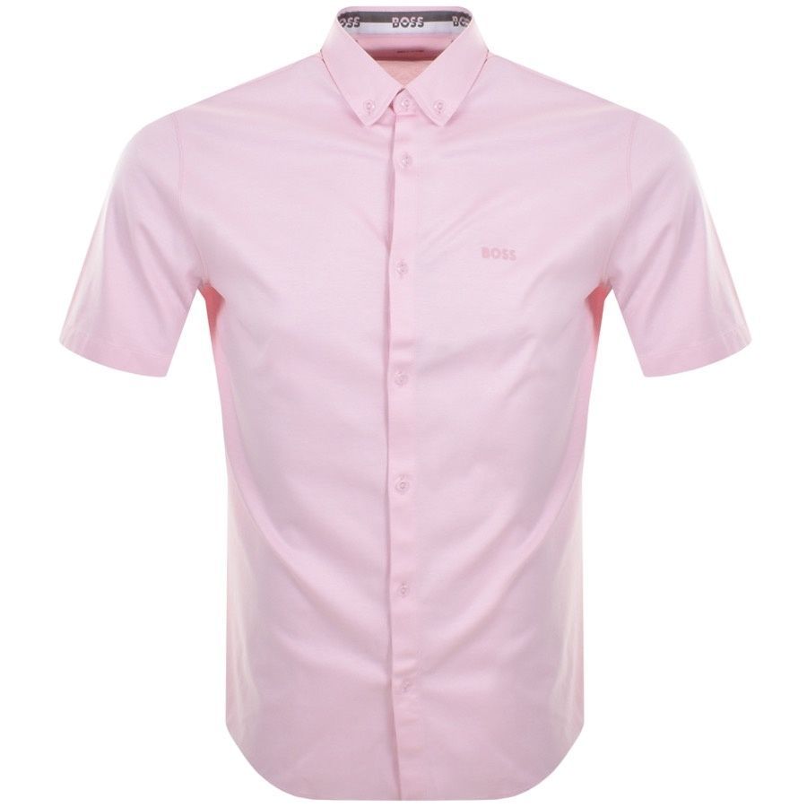 BOSS Biadia R Short Sleeved Shirt Pink