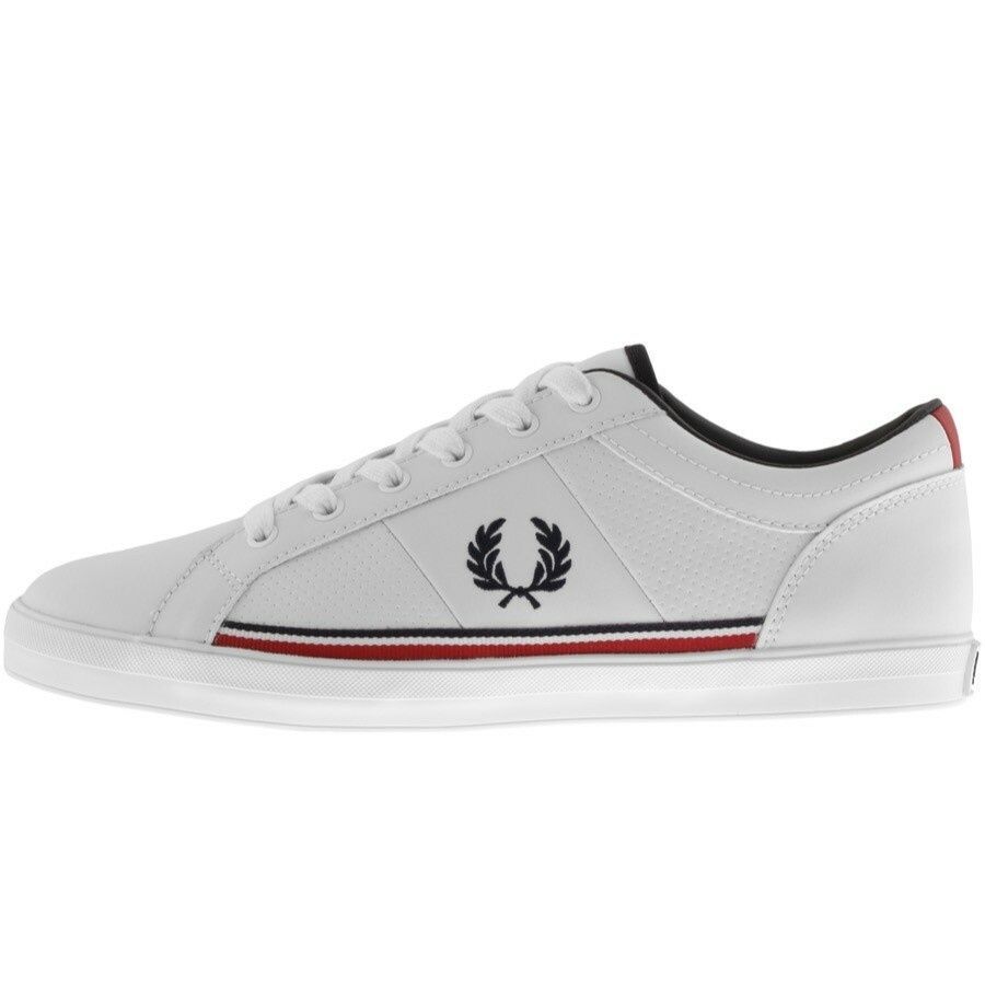 Baseline Leather Trainers White