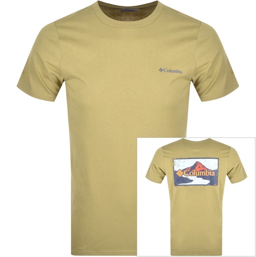Rapid Ridge Back Graphic T Shirt Khaki
