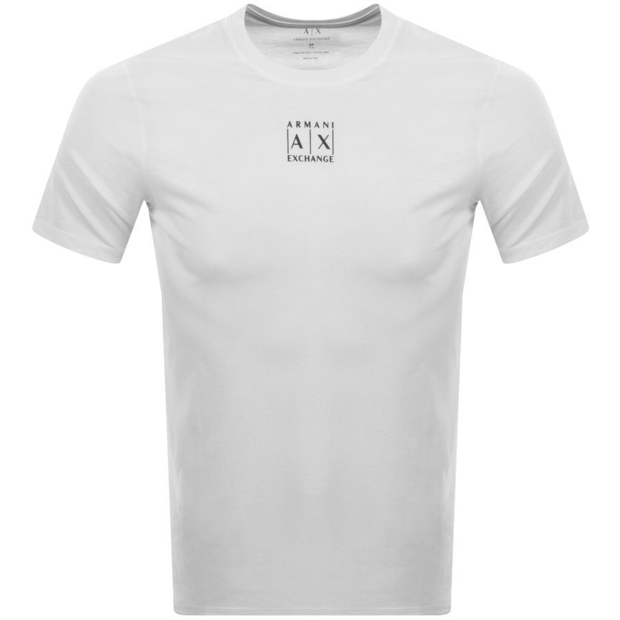 Crew Neck Logo T Shirt White