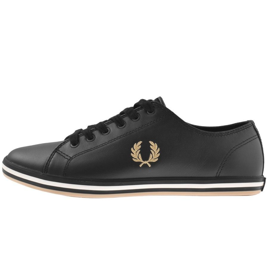 Kingston Leather Trainers Black