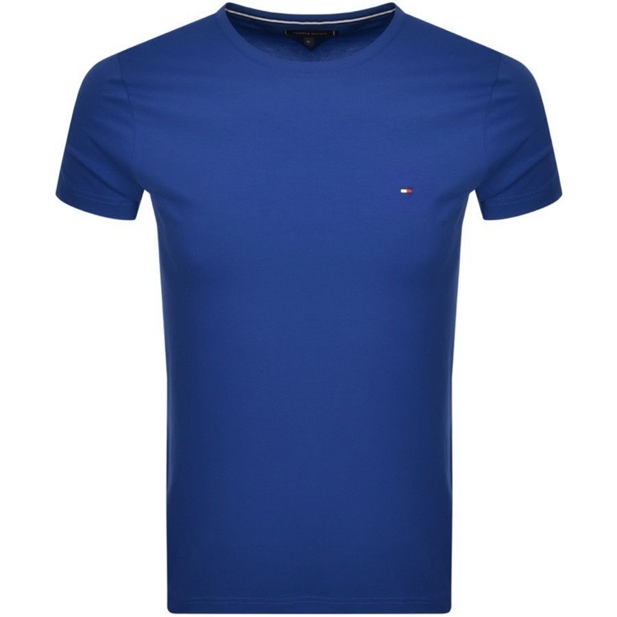 Extra Slim Fit Logo T Shirt Blue