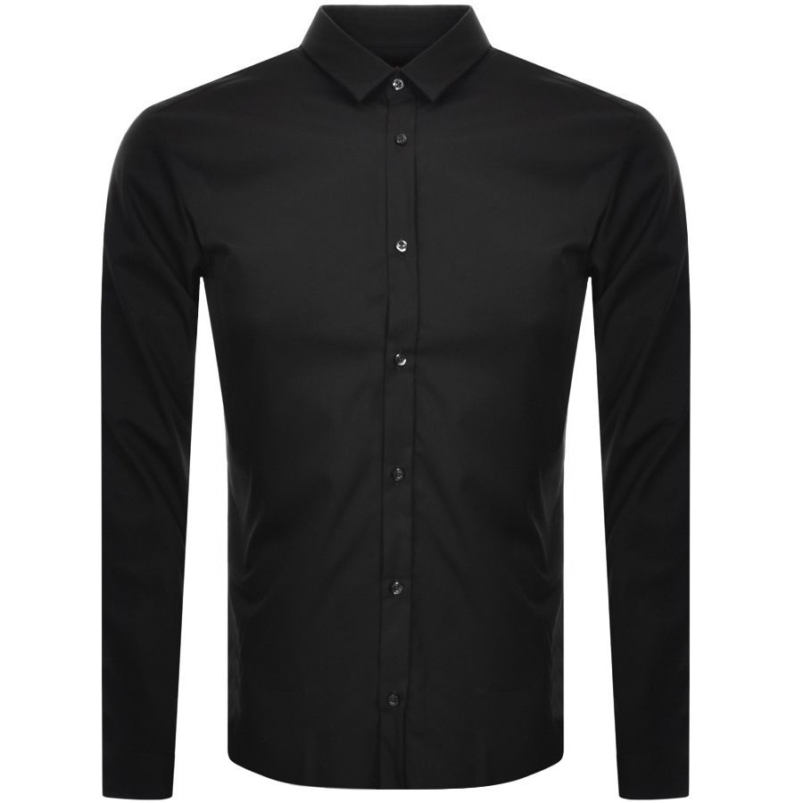 Long Sleeved Ero3 Logo Shirt Black