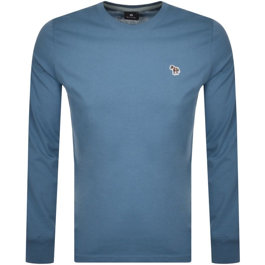 PS By Paul Smith Long Sleeve T Shirt Blue