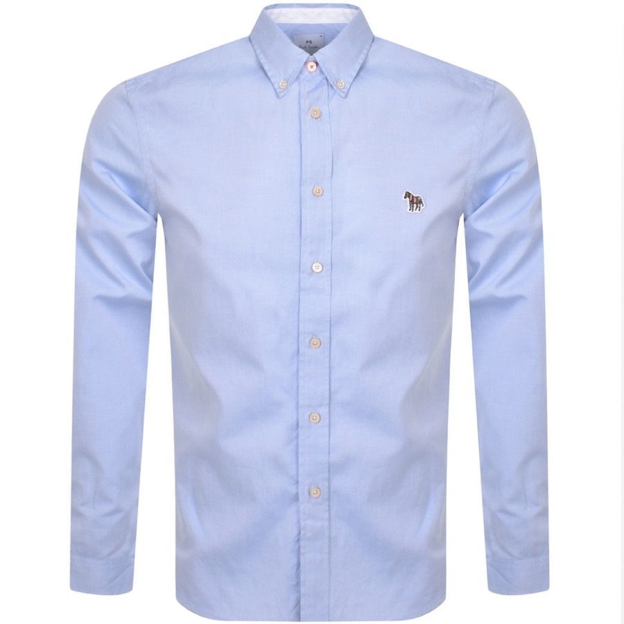PS By Paul Smith Long Sleeved Shirt Blue