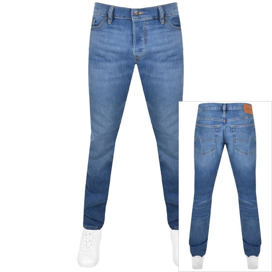 D Luster Slim Fit Jeans Light Wash Blue