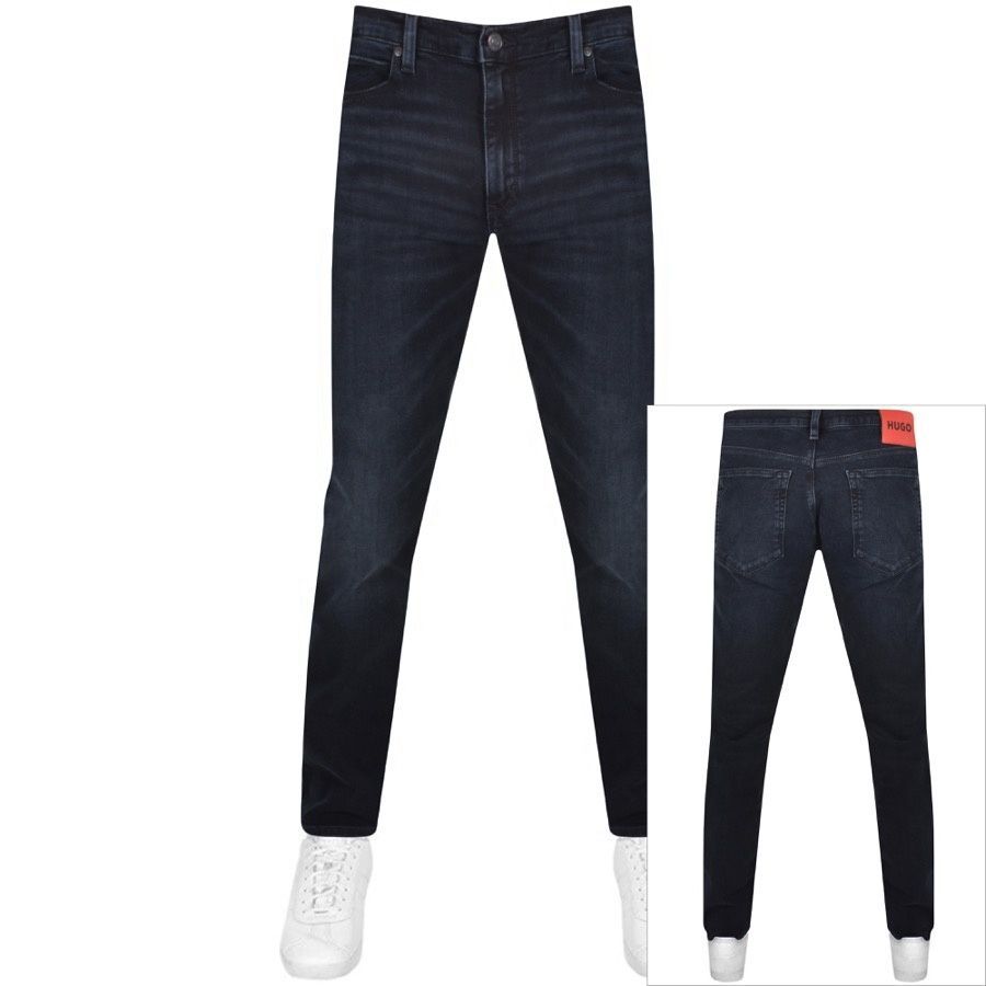 708 Slim Fit Jeans Navy