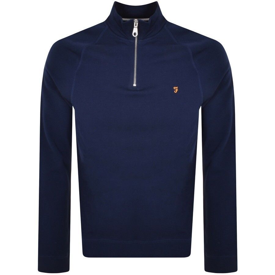 Jim Half Zip Sweatshirt Navy