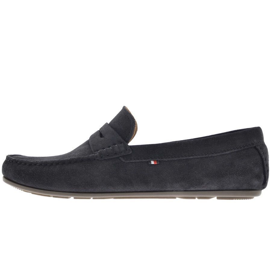 Classic Suede Driver Shoes Navy
