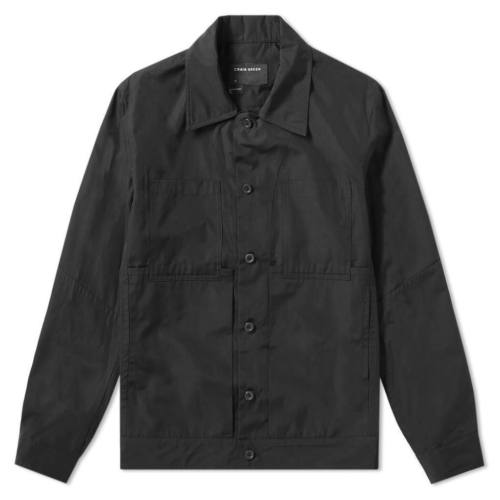 Craig Green Lightweight Cotton Worker Jacket Black