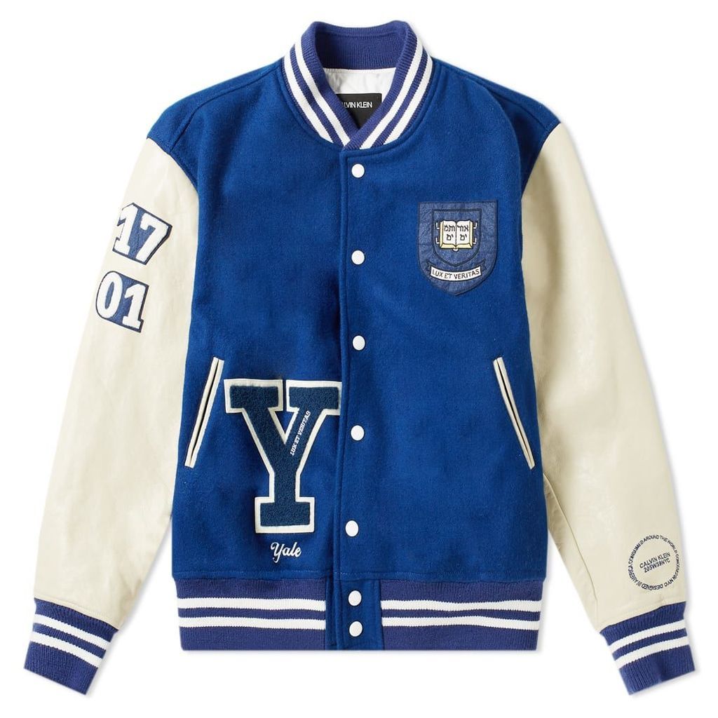 Calvin Klein 205W39NYC Yale Varsity Jacket Blue Ice