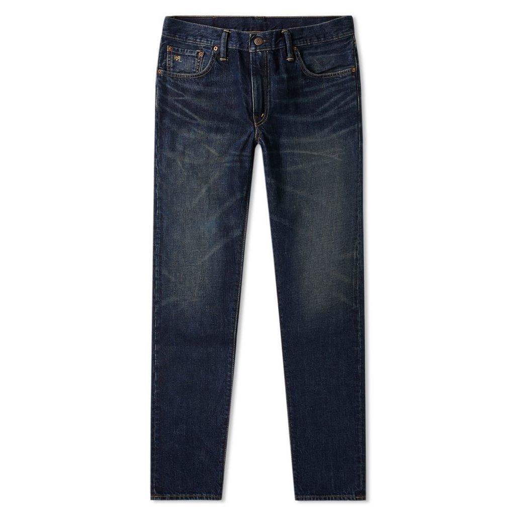 RRL Slim Narrow Jean Grant Wash