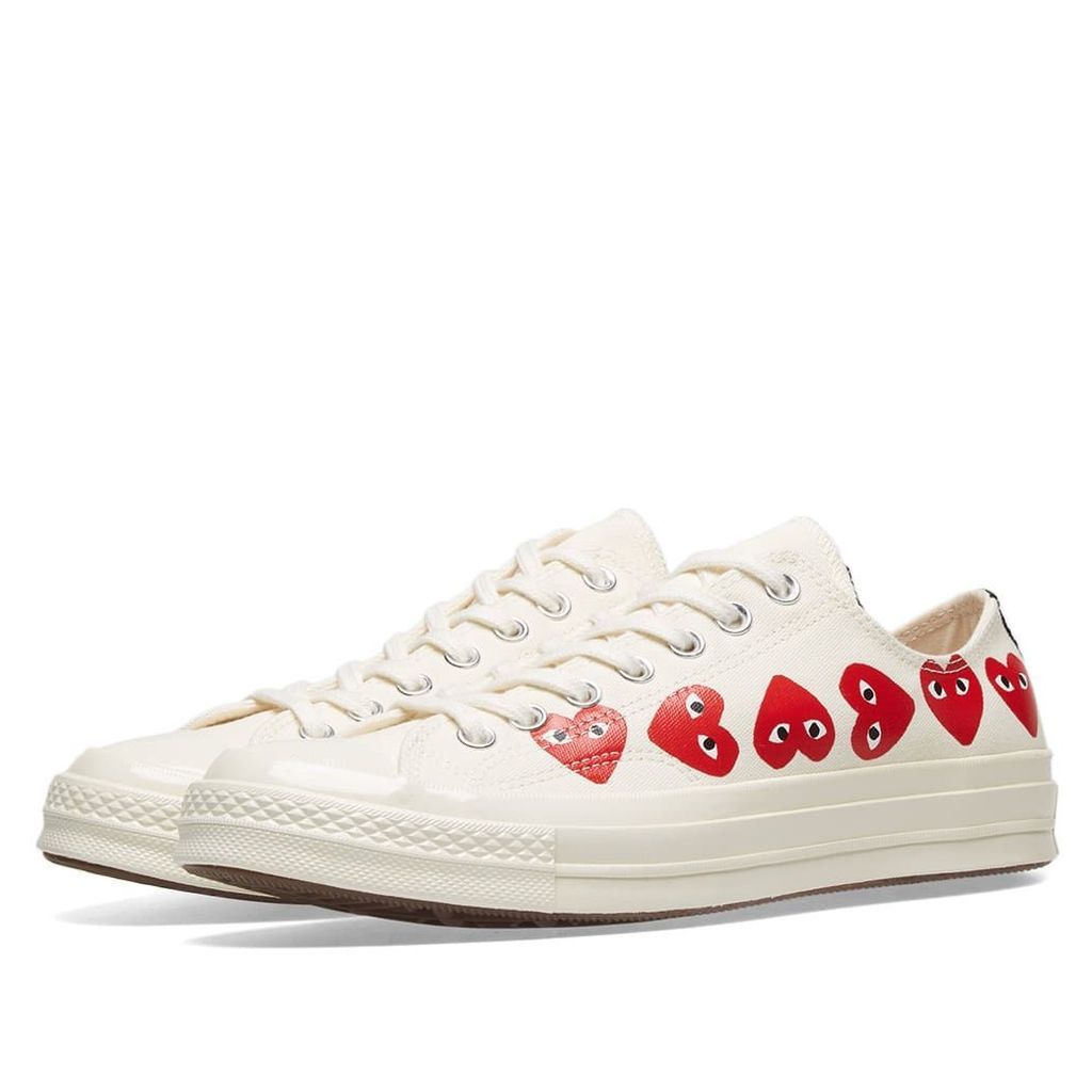 Comme des Garcons Play x Converse Chuck Taylor Multi Heart 1970s Ox Off White