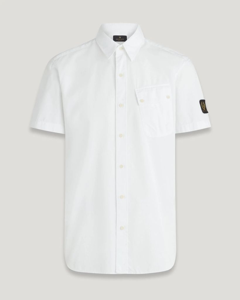 Pitch Short Sleeved Shirt Men's White Size S