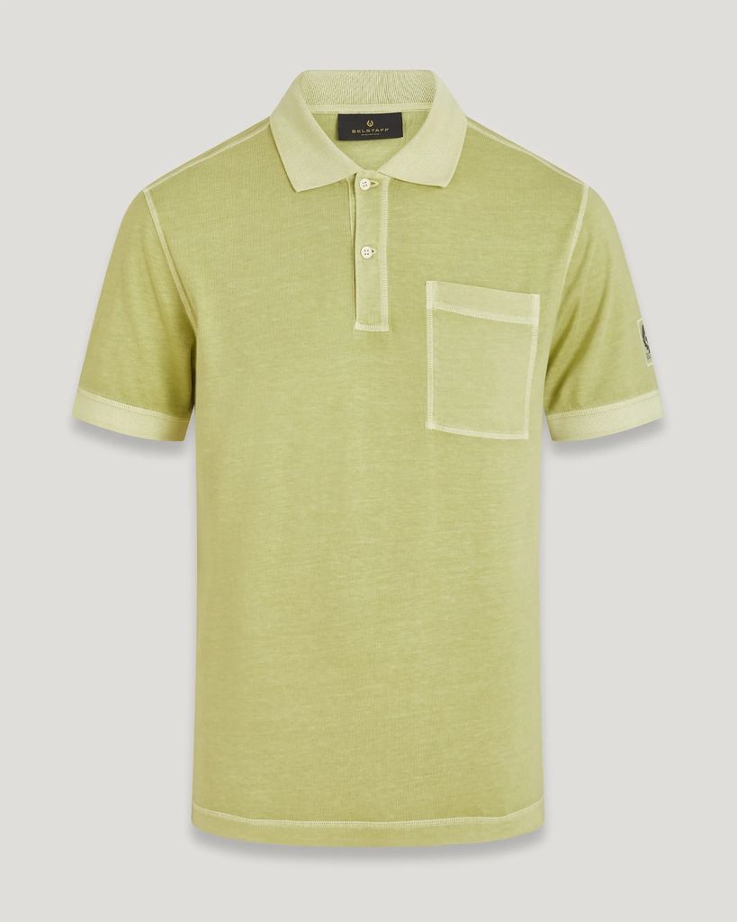 Galley Polo Men's Lime Yellow Size XL